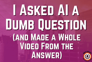 i asked ai a dumb questio then made a whole video from the answer build and bail
