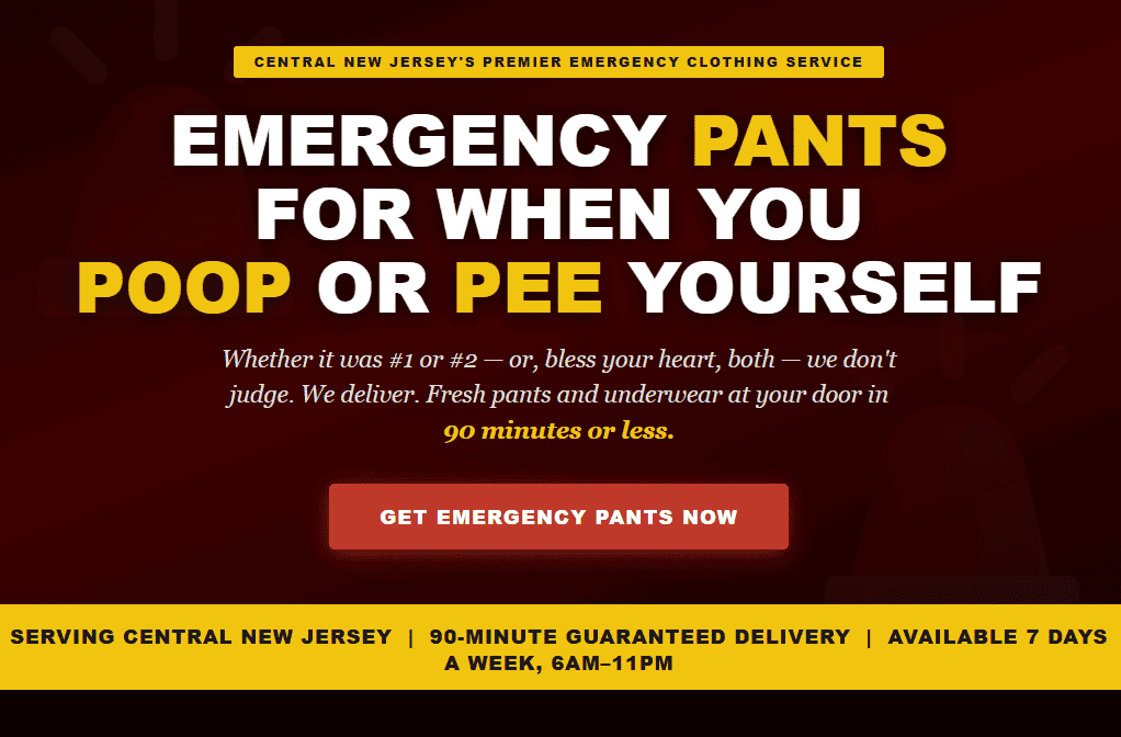 emergency pants