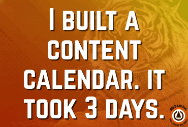 I built a content calendar app. Shipping it took three days. i built a content calendar app. shipping it took three days build and bail